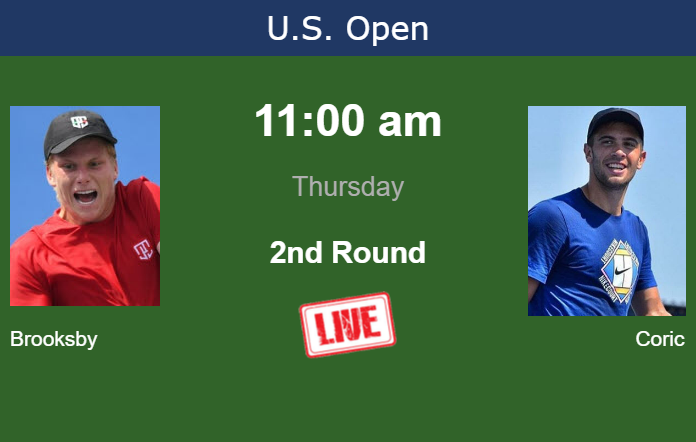 How To Watch Brooksby Vs Coric On Live Streaming At The U S Open On