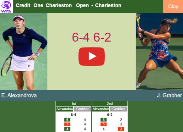 Ekaterina Alexandrova Beats Grabher In The 3rd Round To Set Up A Battle