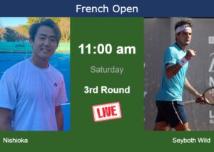 How To Watch Nishioka Vs Seyboth Wild On Live Streaming At The French