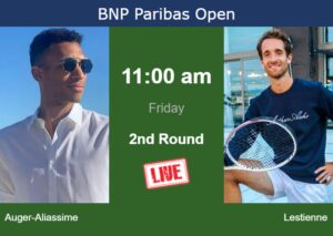 How To Watch Auger Aliassime Vs Lestienne On Live Streaming In Indian