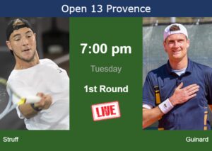 How To Watch Struff Vs Guinard On Live Streaming In Marseille On