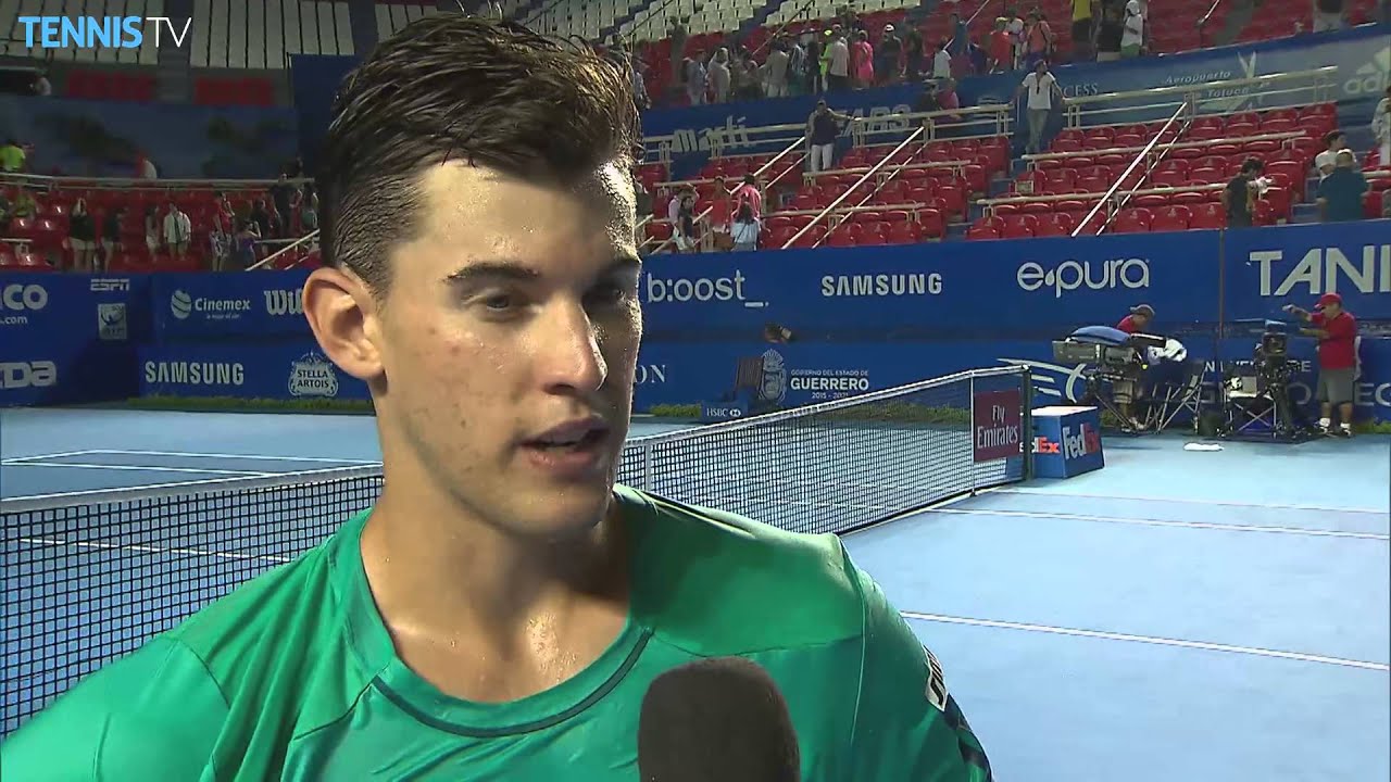 Thiem Reacts To 2R Acapulco Victory