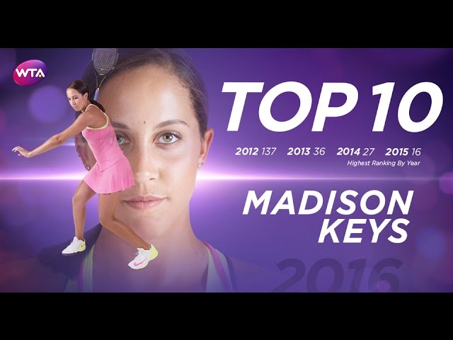 Madison Keys Breaks Into Top 10