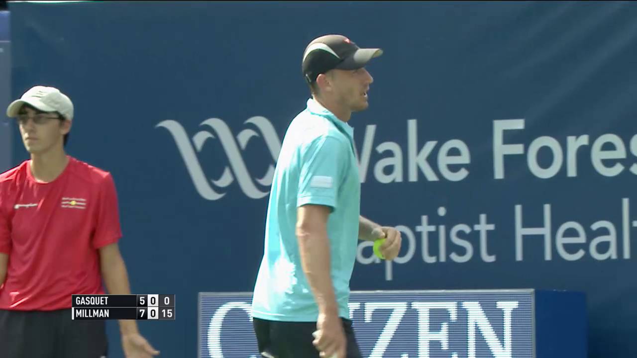 Millman Chases Down Lob For One-Handed Hot Shot