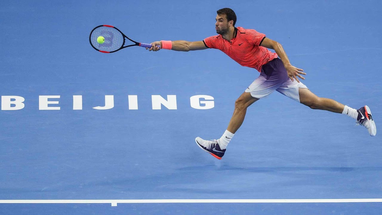 Dimitrov Hits Stunning Forehand On The Run In Beijing