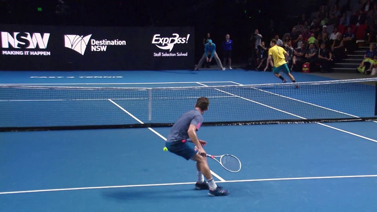 Thiem nails a behind the back winner – Fast4 Sydney
