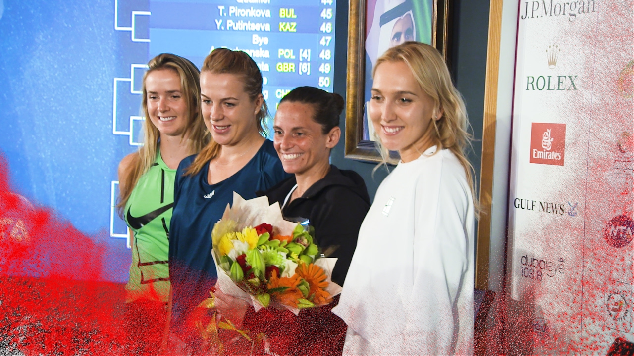 WTA Draw Ceremony 2017 Dubai Duty Free Tennis Championships Tennis
