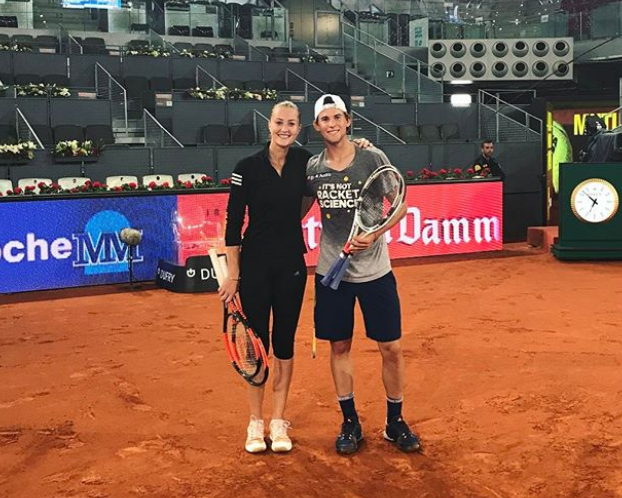 Dominic Thiem confirms he is dating Kristina Mladenovic - Tennis Tonic
