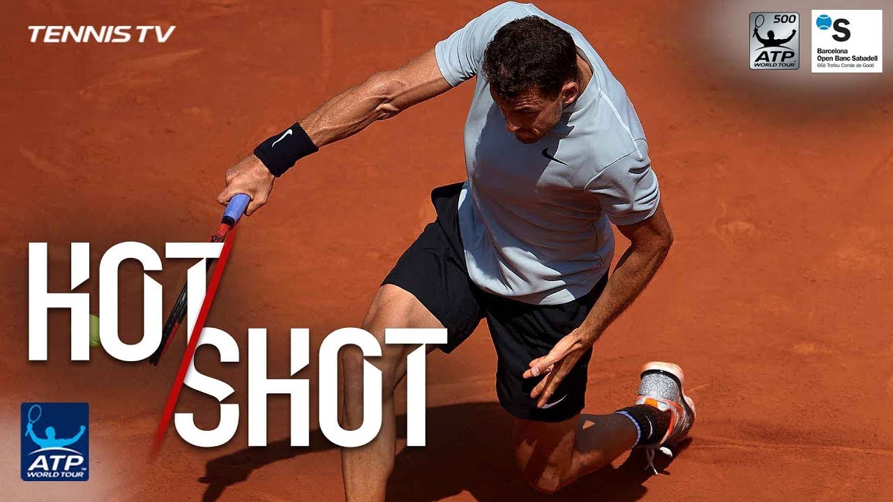 Hot Shot Dimitrov Dazzles With Backhand Pass In Barcelona 2018 - Tennis Tonic