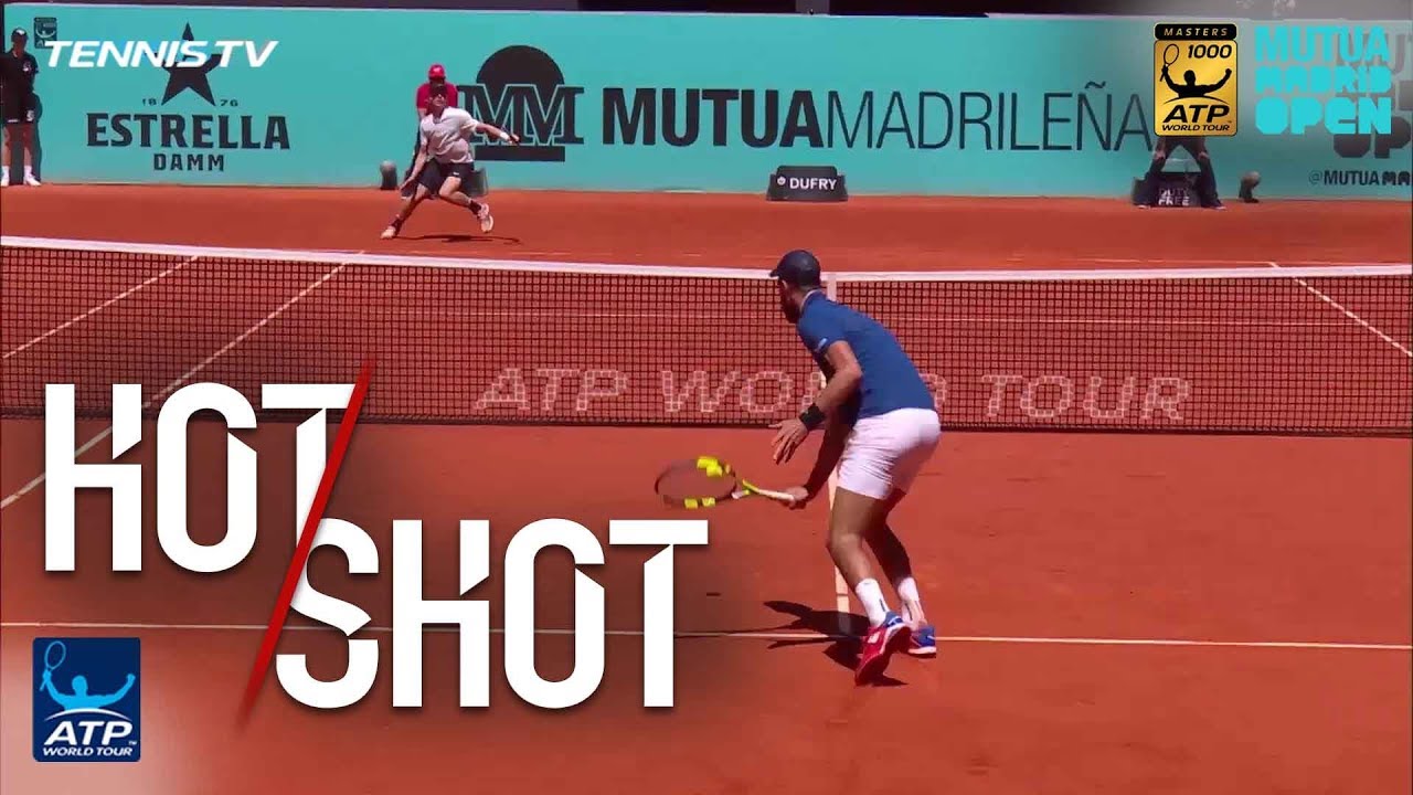 Hot Shot Paire Follows Tweener With Magnificent Drop Volley In Madrid 2018 - Tennis Tonic