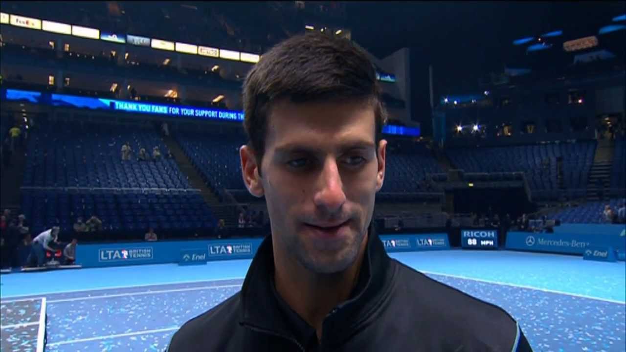 Barclays ATP World Tour Finals 2013 Winner Interview Djokovic Tennis