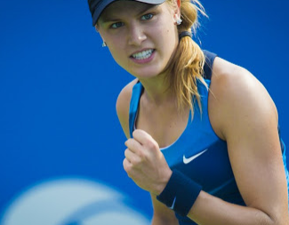 Blazing hot Genie Bouchard reaches the quarter finals in Osaka