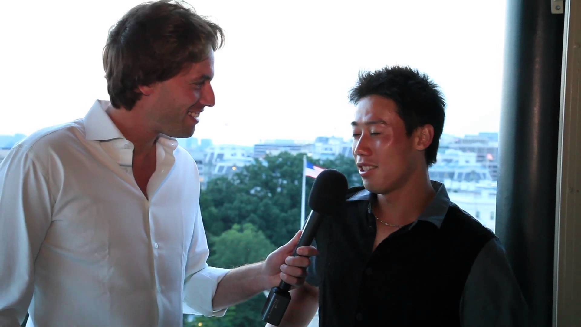 Washington 2014 Player Party Nishikori Interview