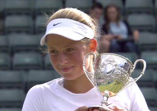 Ostapenko wins the Girls’s single title in Wimbledon