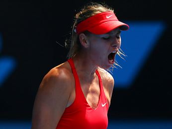Sharapova saves 2 MPs to win an epic in Melbourne