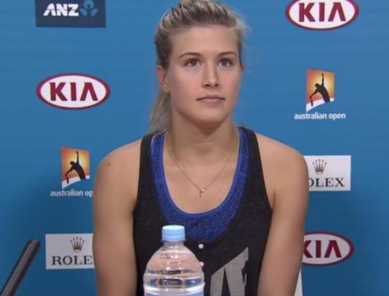 Bouchard not offended by twirl