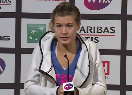Bouchard talks about her new coach