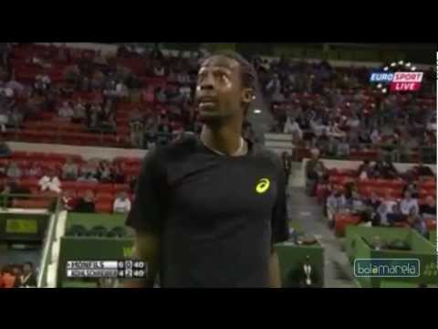 Funny Gael Monfils: ‘I’m black so I sweat a lot’ – Doha