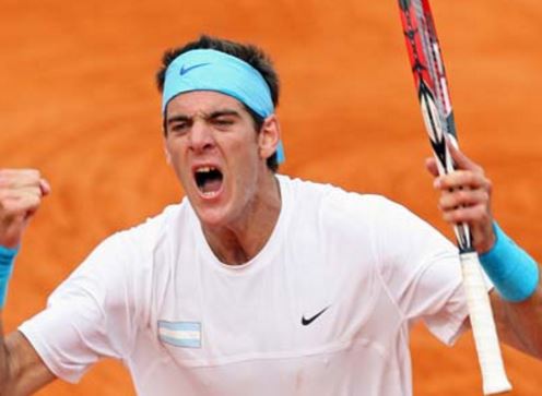 Del Potro is training on clay