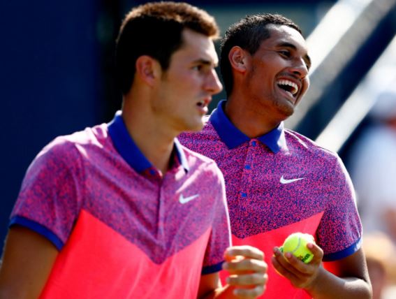 HILARIOUS. Tomic says he and Kyrgios do not tank
