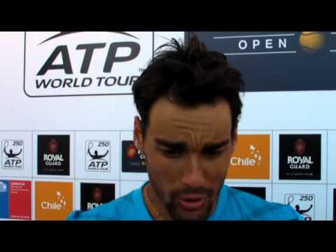 Vina del Mar 2014 Friday Interview Fognini
