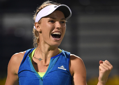 Wozniacki too much for Cici Bellis