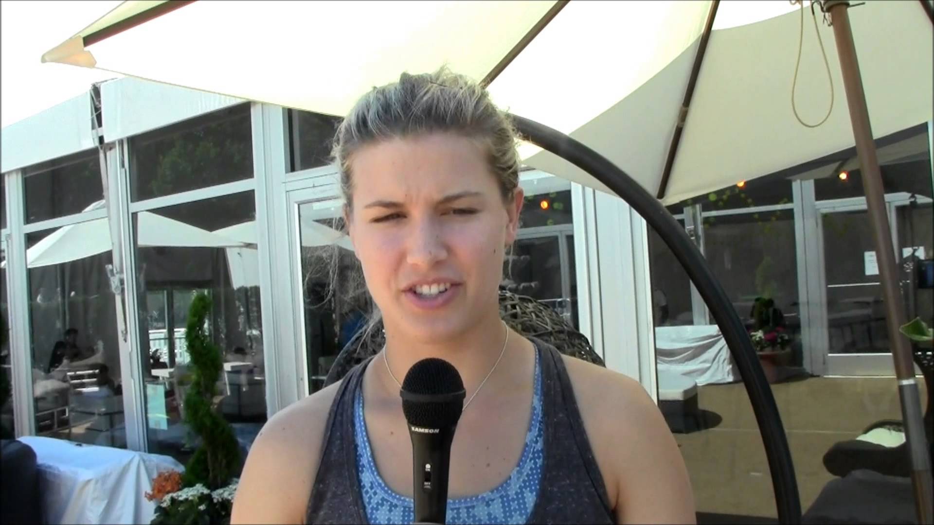 Stand Up: World #55 Genie Bouchard at 2013 Citi Open