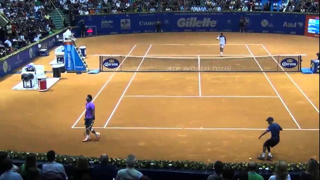 Nadal Battles To Beat Berlocq In Sao Paulo