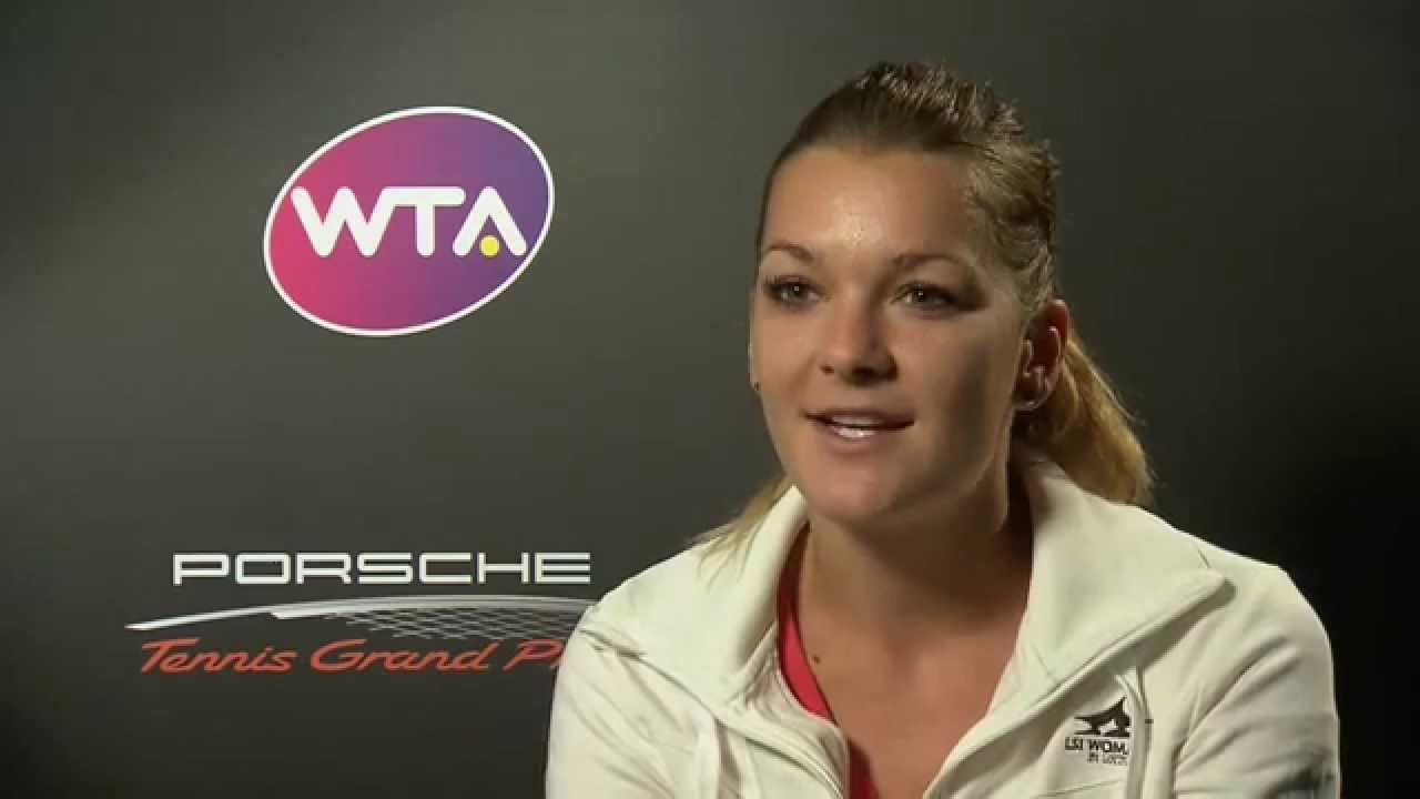 Interview Agnieszka Radwanska (POL) - Porsche Tennis Grand Prix 2014