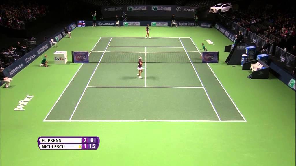 Kirsten Flipkens 2015 BNP Paribas Fortis Diamond Games Hot Shot