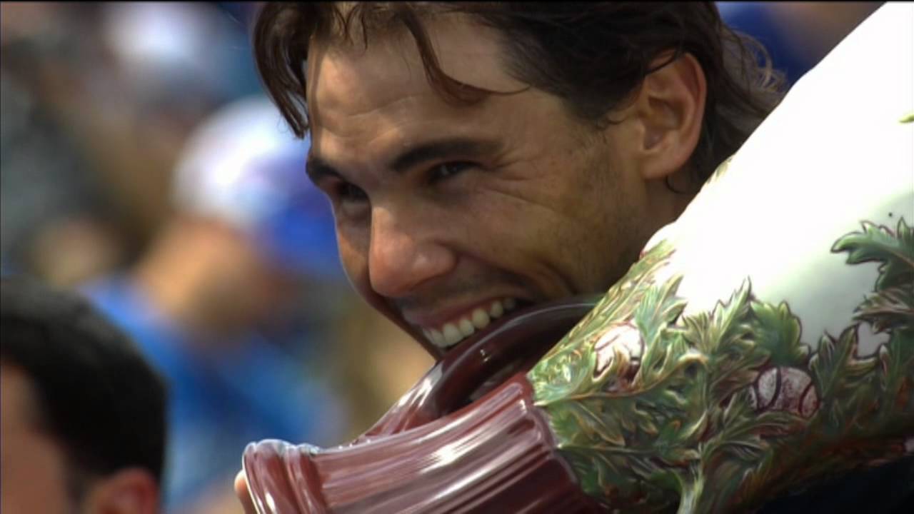 Cincinnati 2013 Trophy Ceremony Nadal