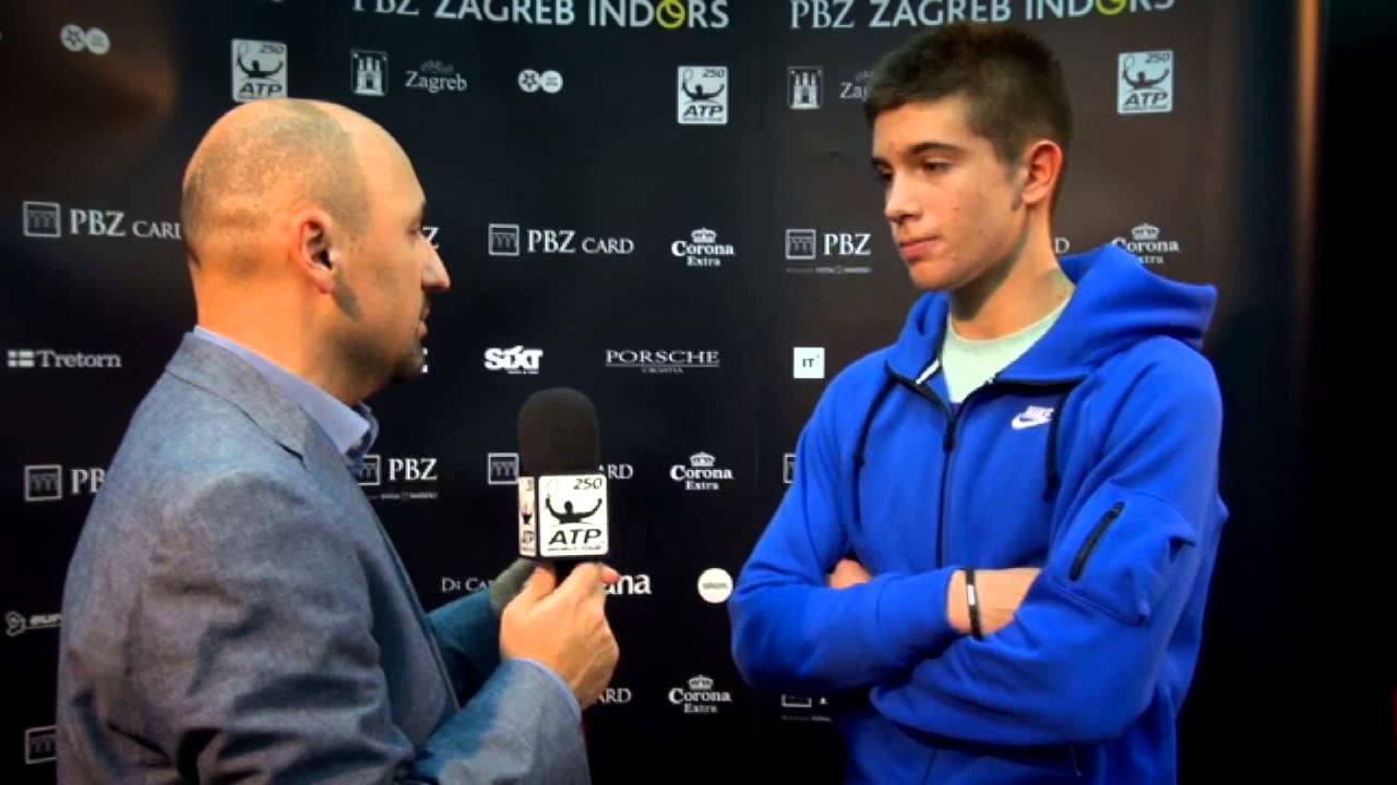 2014 PBZ ZAGREB INDOORS: Interview with Borna Coric