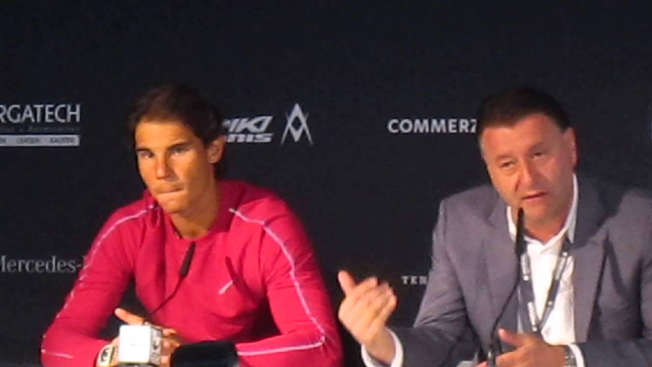 Rafael Nadal Press Conference Pt. 2 ATP Stuttgart 2015