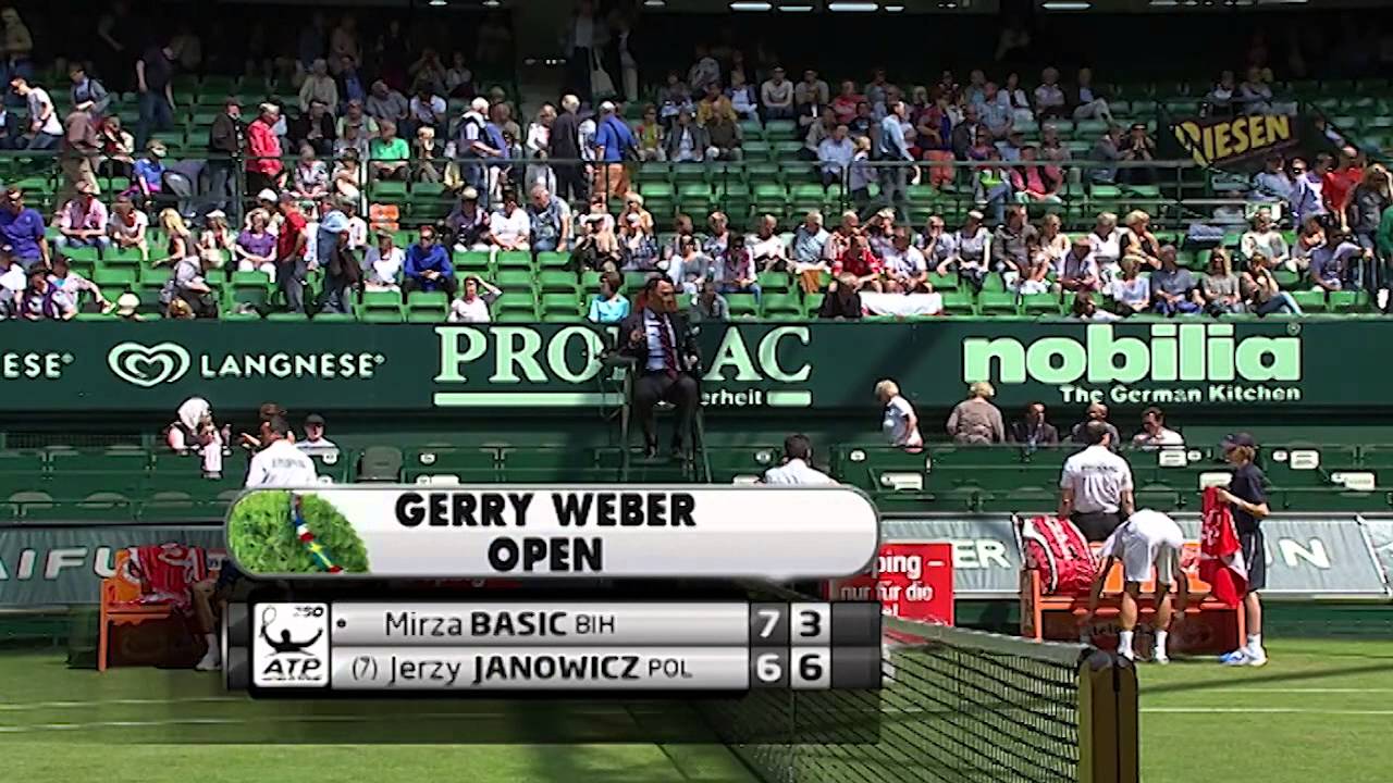 Gerry Weber Open 2013 -1. R- Mirza Basic vs. Jerzy Janowicz