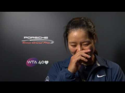 Li Na 2013 Porsche Tennis Grand Prix SF Interview