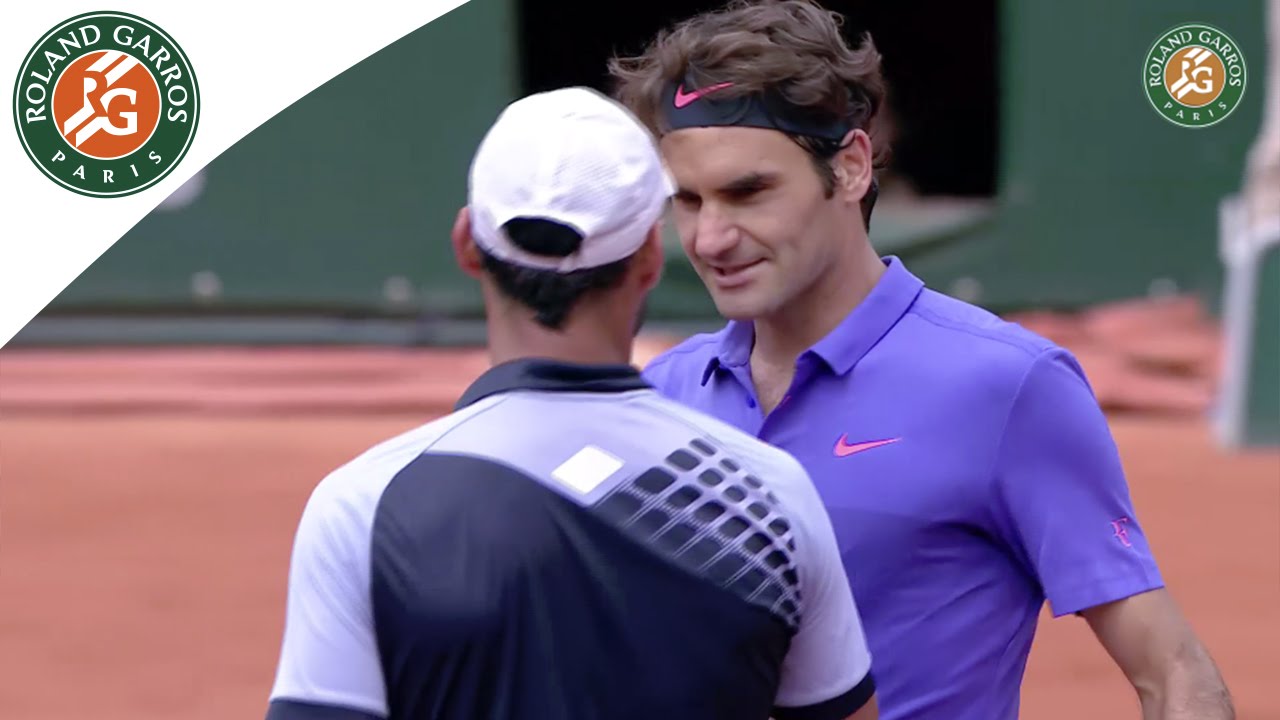 Roger Federer v. Alejandro Falla 2015 French Open Men`s R128 Highlights