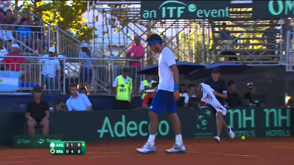 Highlights: Leonardo Mayer (ARG) v Thomaz Bellucci (BRA) - Tennis Tonic ...