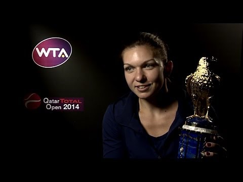 Simona Halep on Winning 2014 Qatar Total Open
