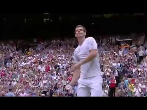 Andy Murray`s match point v Goffin – Wimbledon 2014