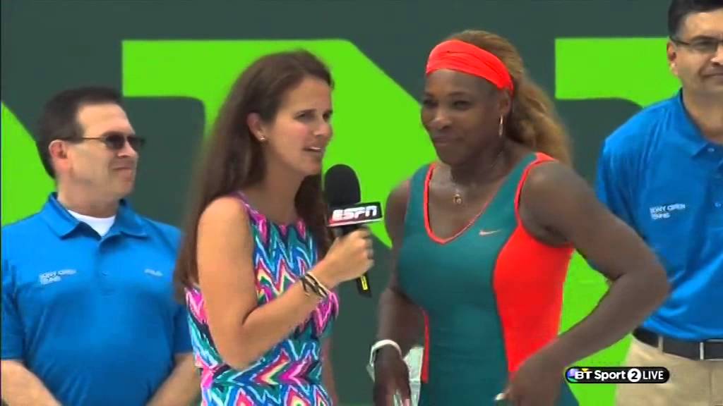 2014 Miami FINAL Serena Williams vs Li Na Ceremony