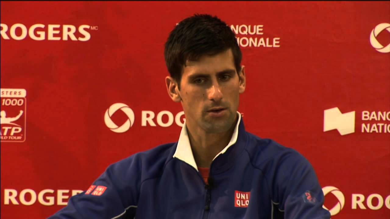 Montreal 2013 Tuesday Interview Djokovic Tennis Tonic News