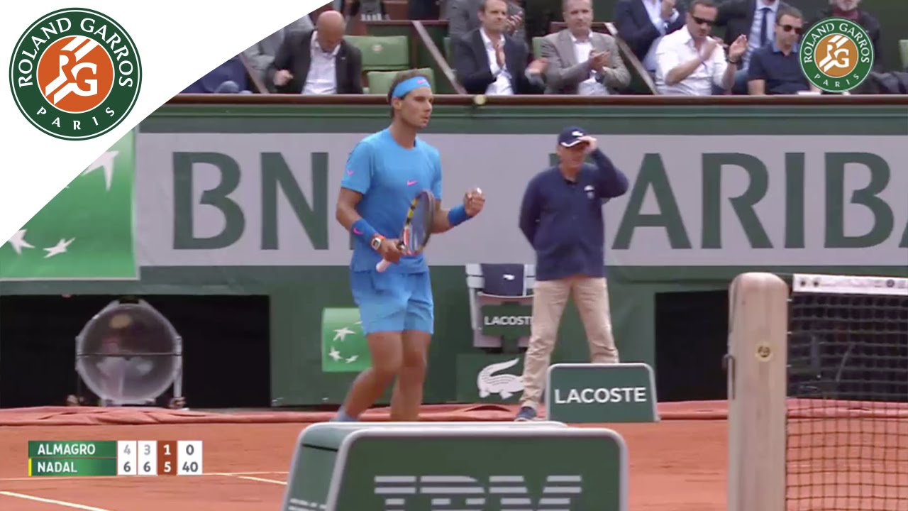 R. Nadal v. N. Almagro 2015 French Open Men`s R64 Highlights