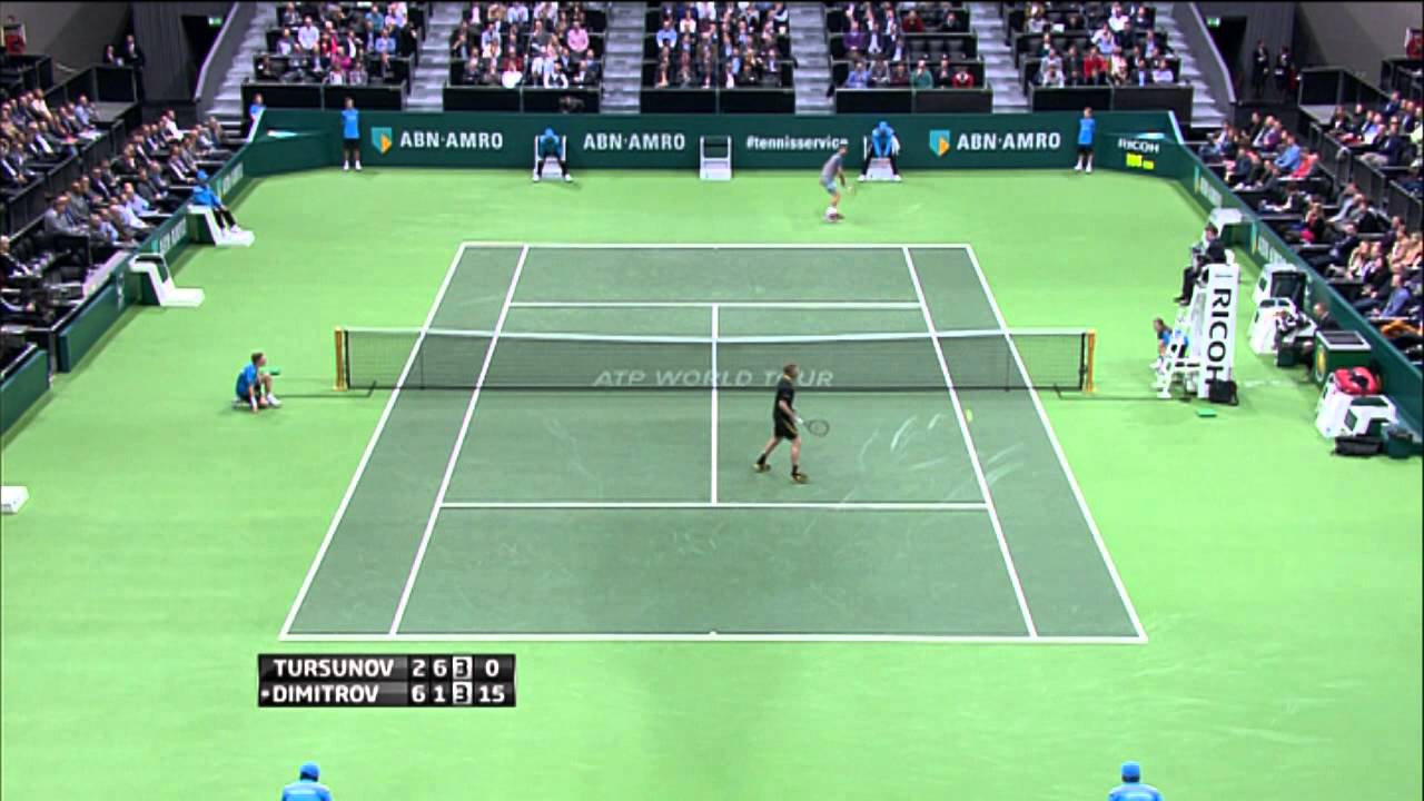 Rotterdam 2014 Tuesday Hot Shot Dimitrov