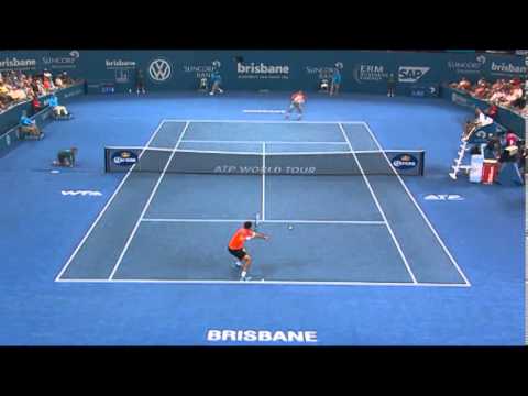 Grigor Dimitrov v Marin Cilic – Highlights Men’s Singles Round 2: Brisbane International 2014