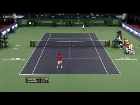 Djokovic Pulls Tweener In Shanghai Final Hot Shot Rally