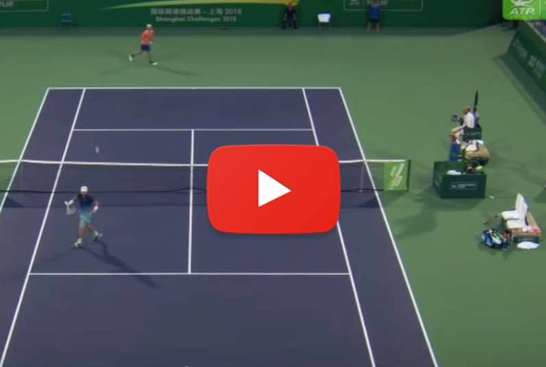 Hot Shot: Rodionov Launches Tweener Lob In Shanghai hotshot