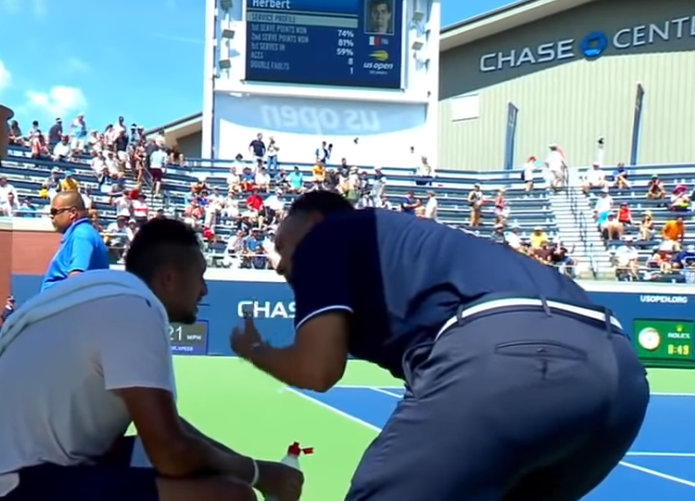 Lahyani suspended by the ATP after counselling Kyrgios lahyani