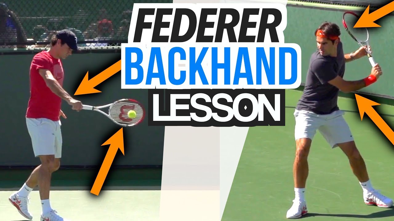 Roger Federer – One Handed Backhand Swing Analysis