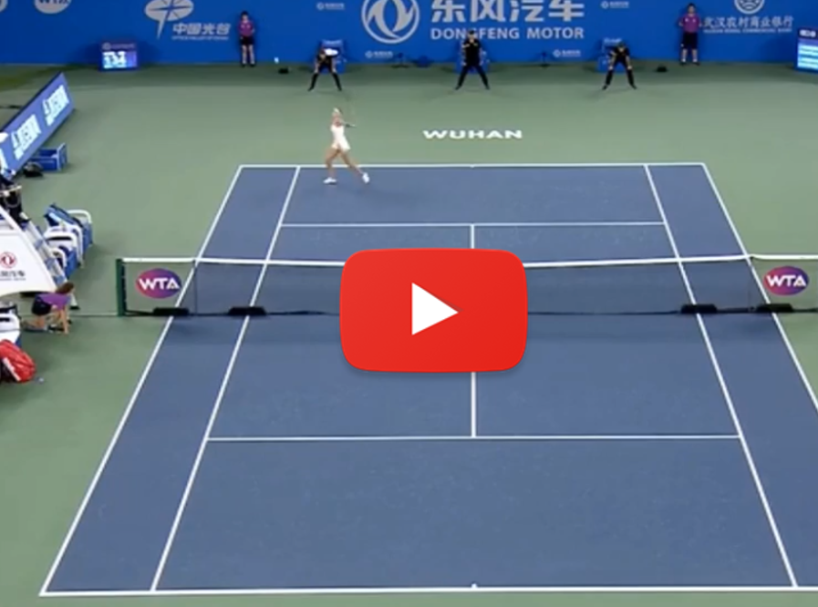 Sabalenka loses a point when her opponent wasn’t even playing sabalenka