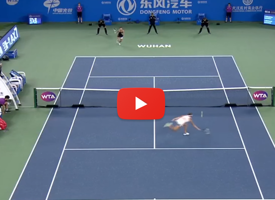 WHAT A VOLLEY! Aryna Sabalenka | Shot of the Day 武汉网球公开赛 sabalenka